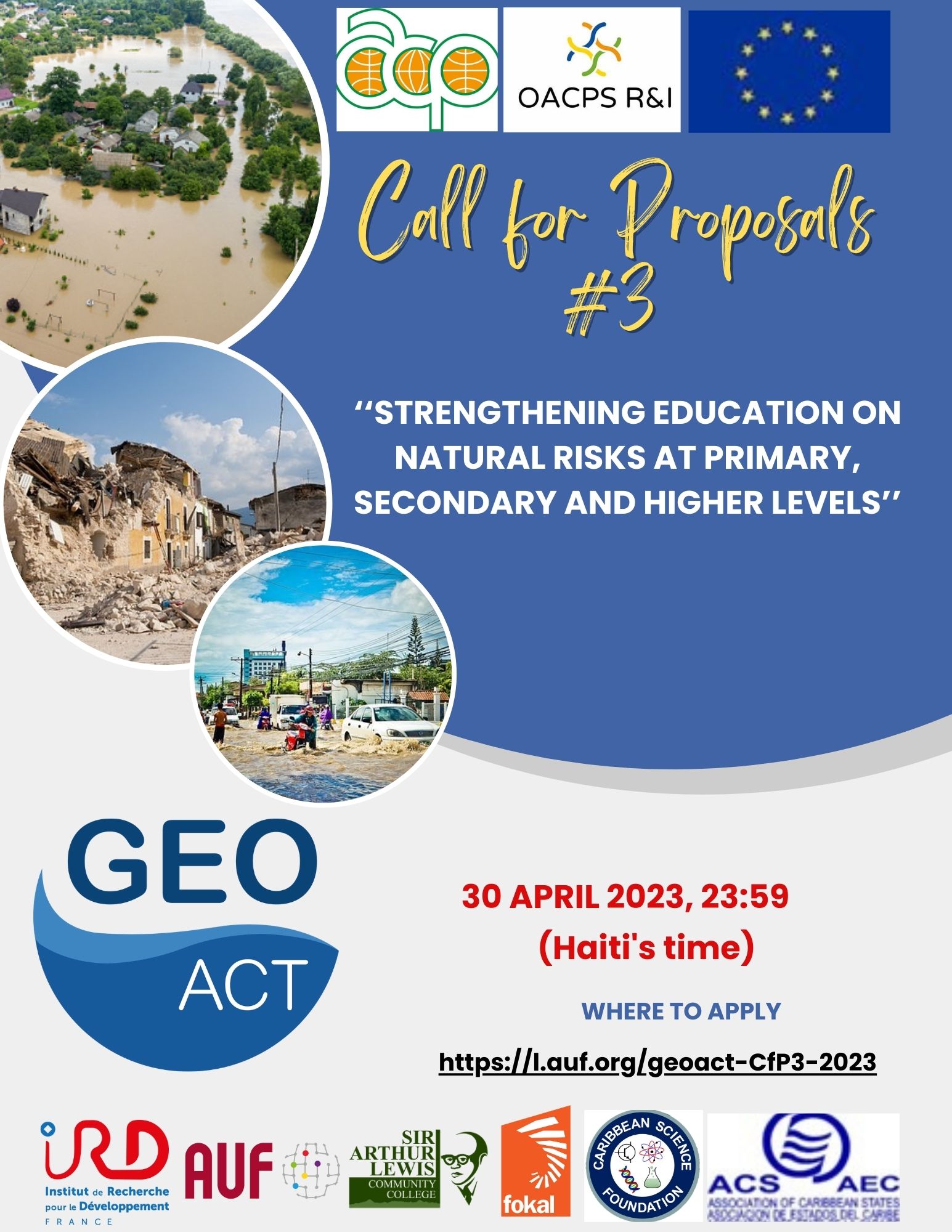 CfP3 GEOACT 2023