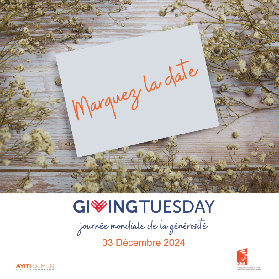 Save the date Giving Tuesday 2024n